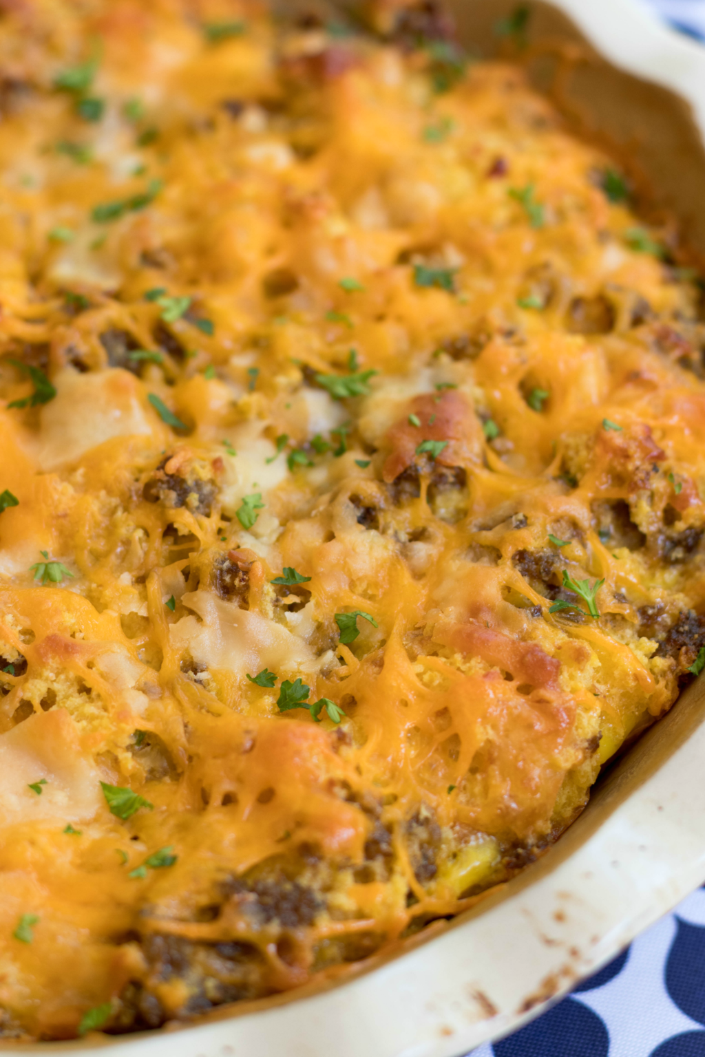 Cheesy Sausage Cornbread Quiche A Southern Soul