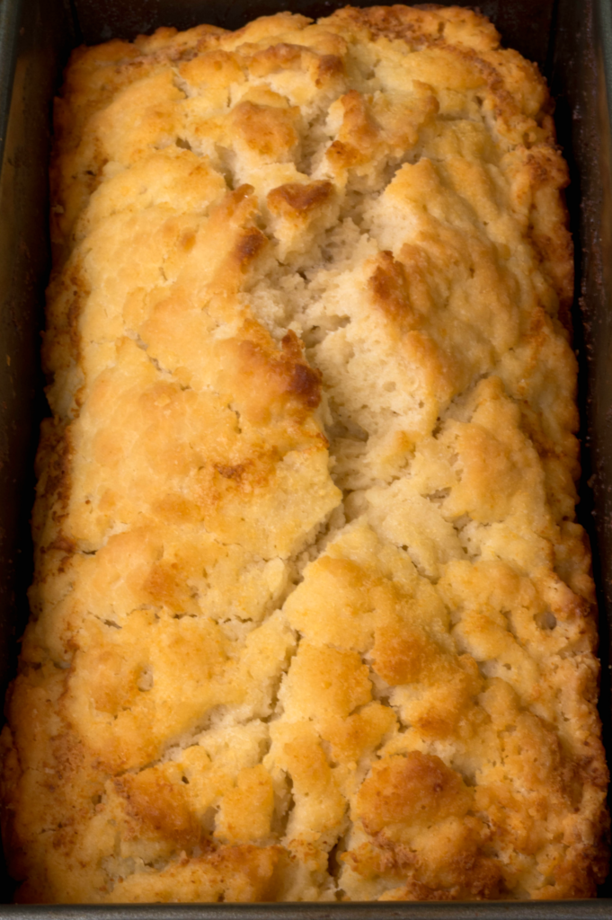 Quick and Easy Beer Bread made with flour, baking powder, salt, sugar and beer is so delicious. It's great with soups, stews and chili and is great for dipping into your favorite hot or cold dips.
