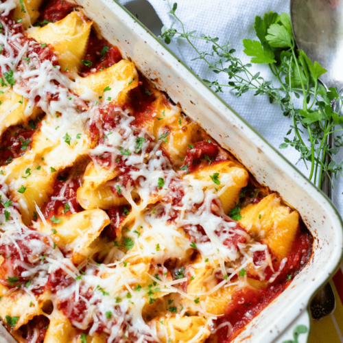 Three Cheese Stuffed Shells - A Southern Soul