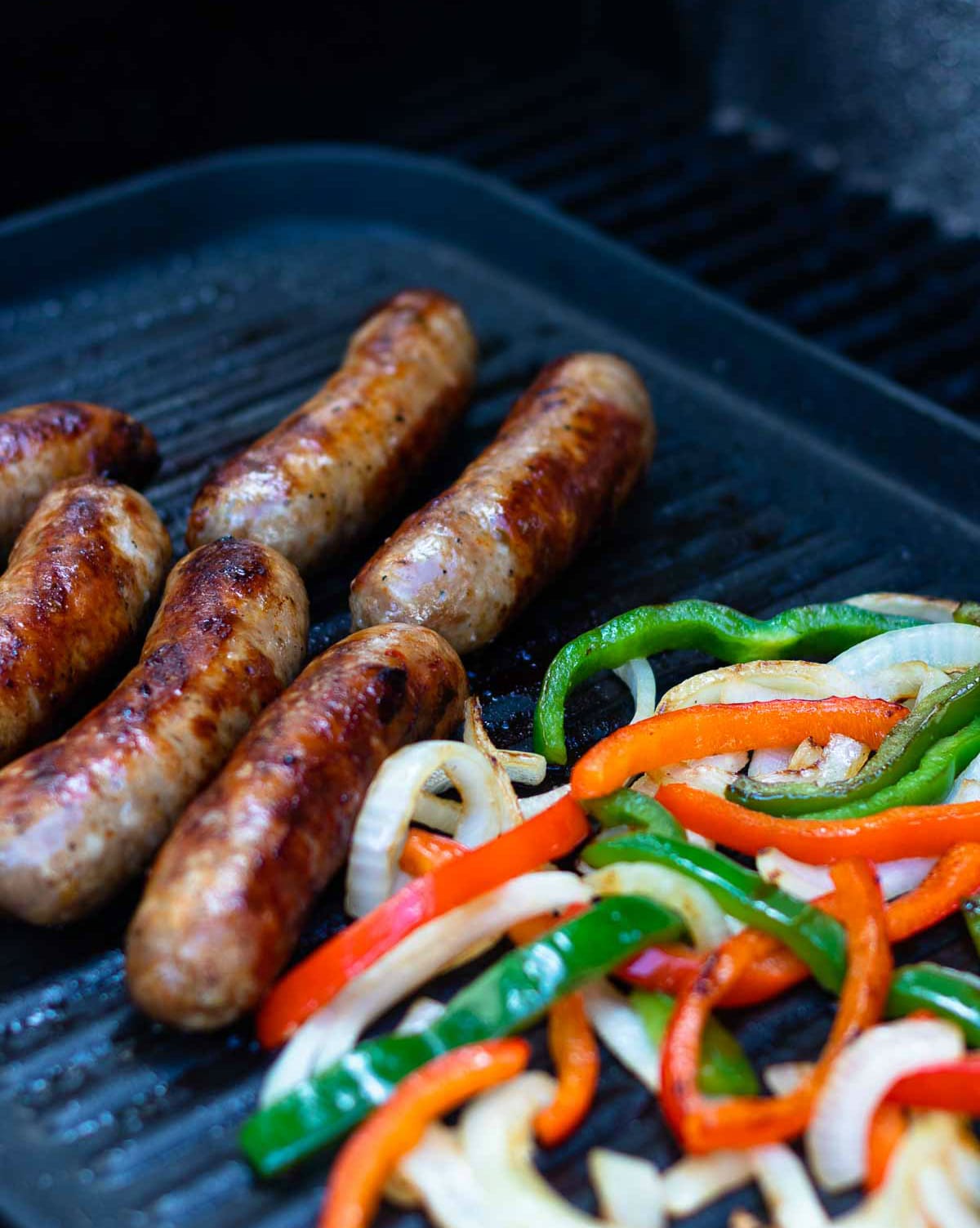 Grilled Sausage With Peppers And Onions A Southern Soul
