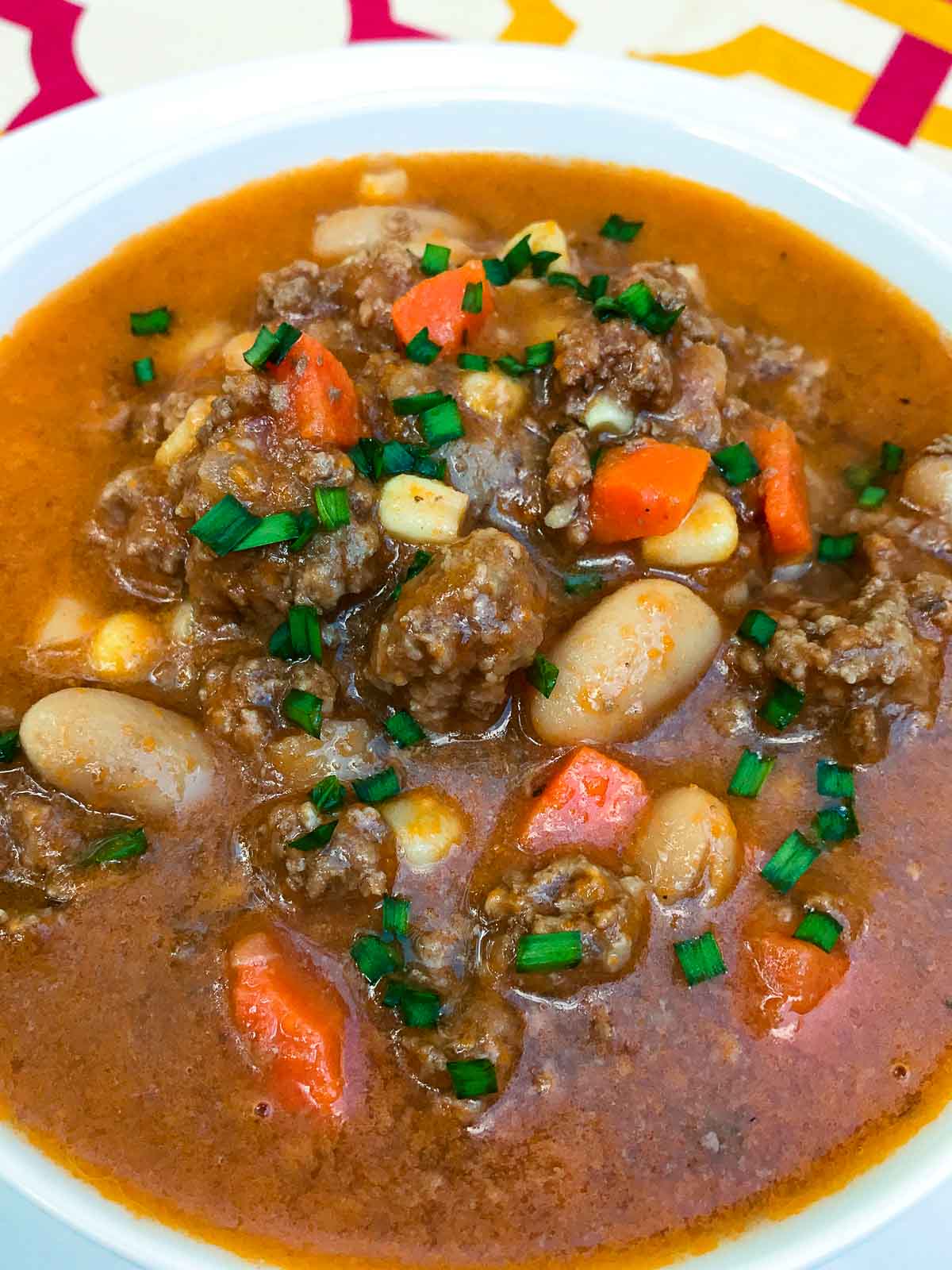 Beef & Bean Slow Cooker Soup A Southern Soul