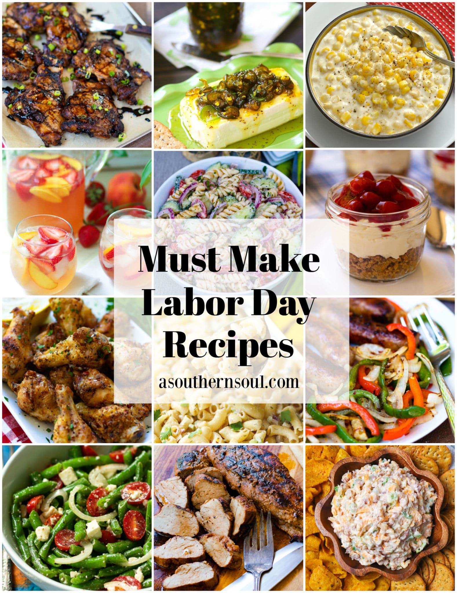 12 Easy to make recipes for your Labor Day celebration!