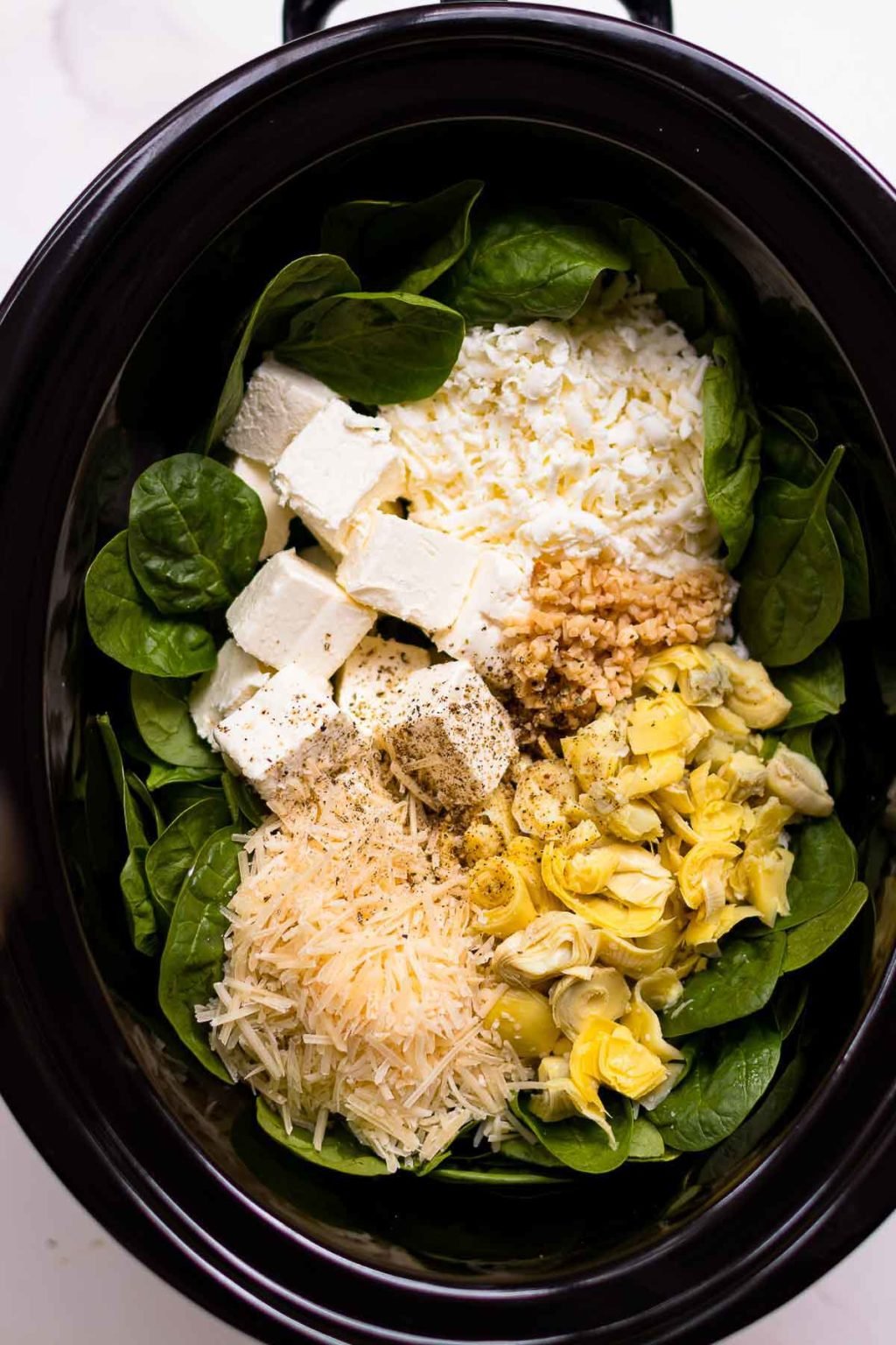 Classic Crock Pot Spinach Artichoke Dip