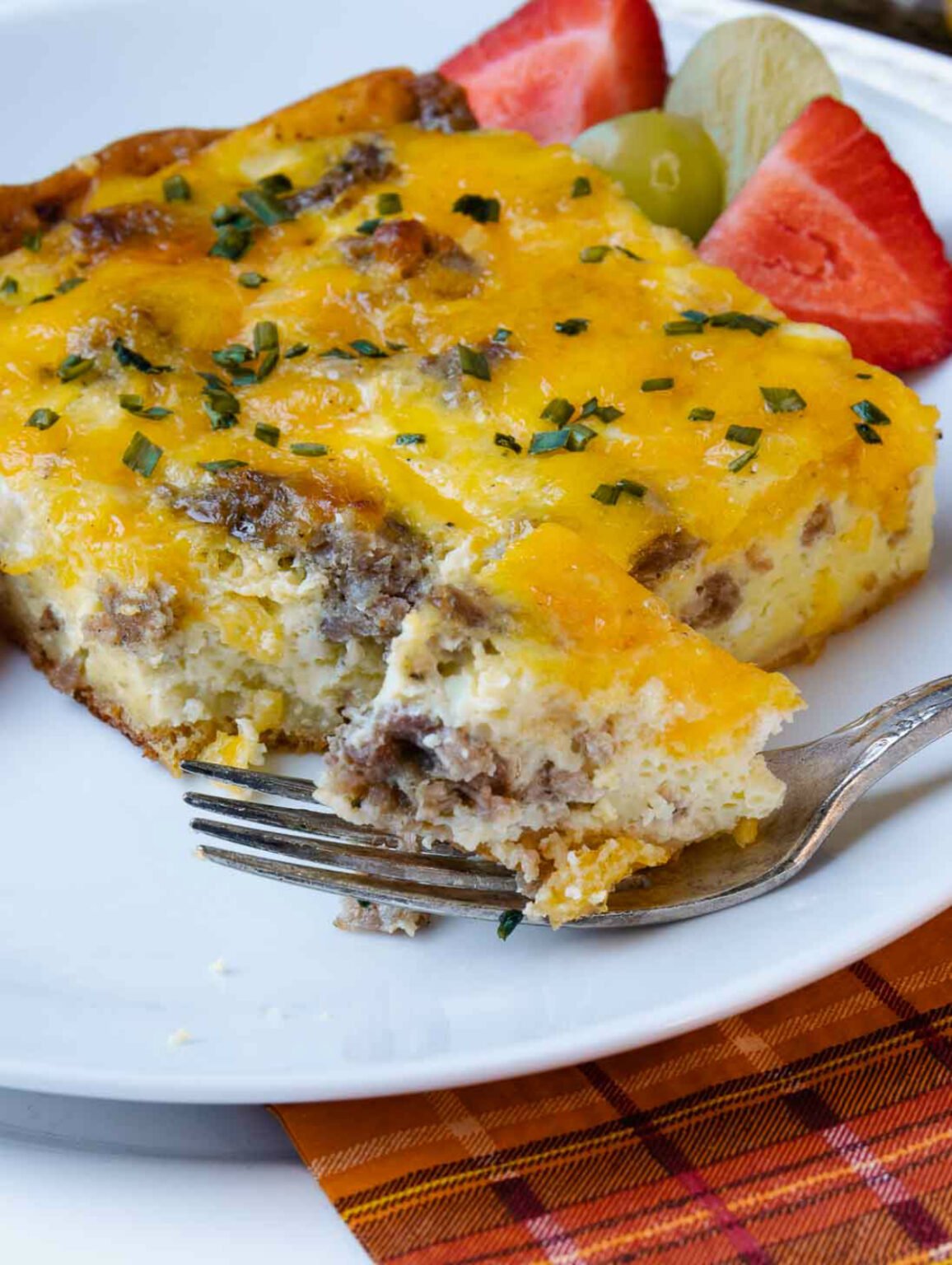 Egg & Sausage Breakfast Casserole A Southern Soul