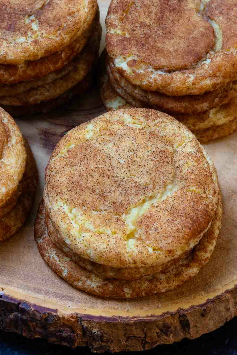 Soft, chewy with a magical sugary cinnamon topping these Snickerdoodle Cookies are the absolute best! This time-honored recipe is easy to make, too.