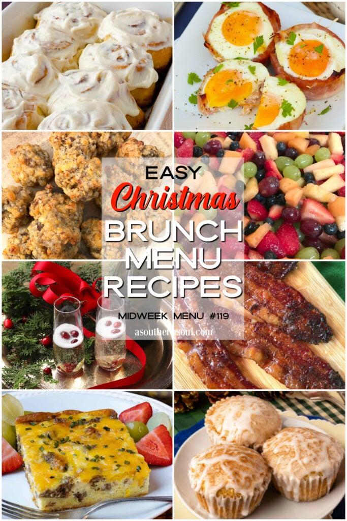 Eight easy to make Christmas Brunch Menu Recipes that your family will love!