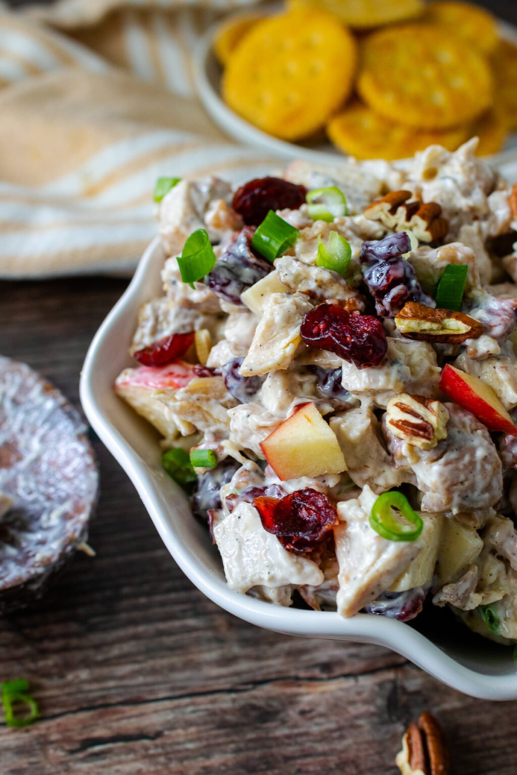 Pecan Cranberry Chicken Salad