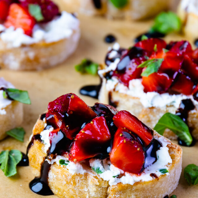 Strawberry And Herb Goat Cheese Bruschetta A Southern Soul