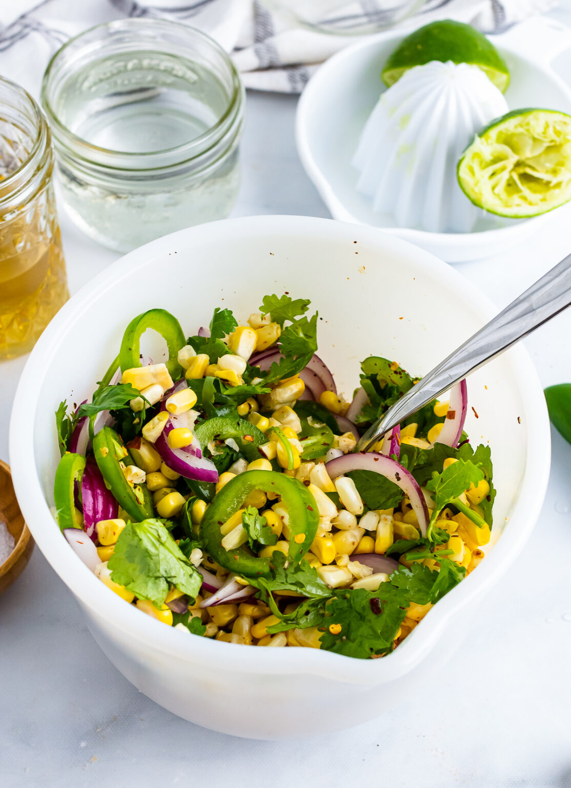 Pickled Corn with Red Onions and Cilantro A Southern Soul