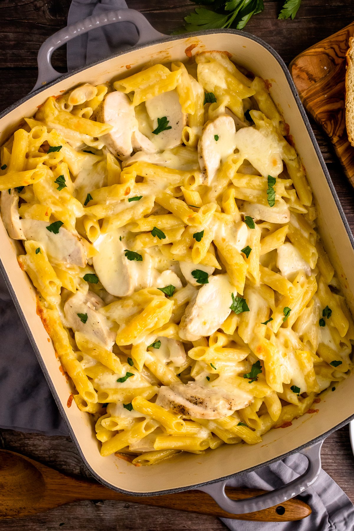 Chicken Alfredo Casserole A Southern Soul