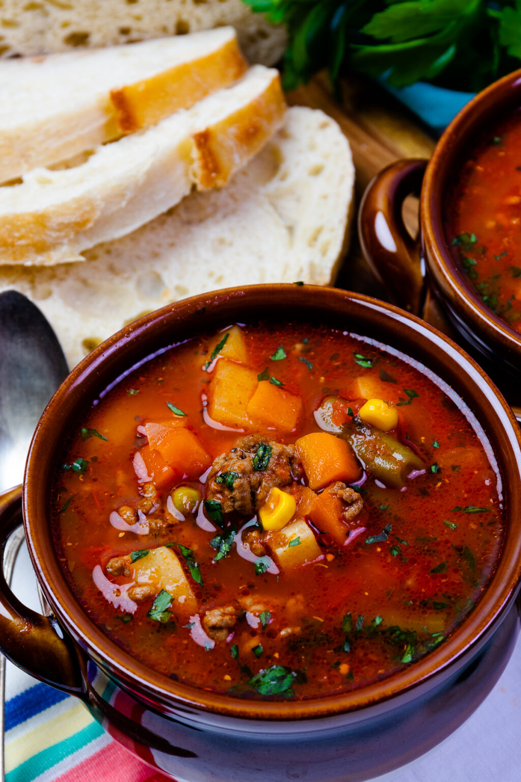 Crock Pot Vegetable Beef Soup A Southern Soul