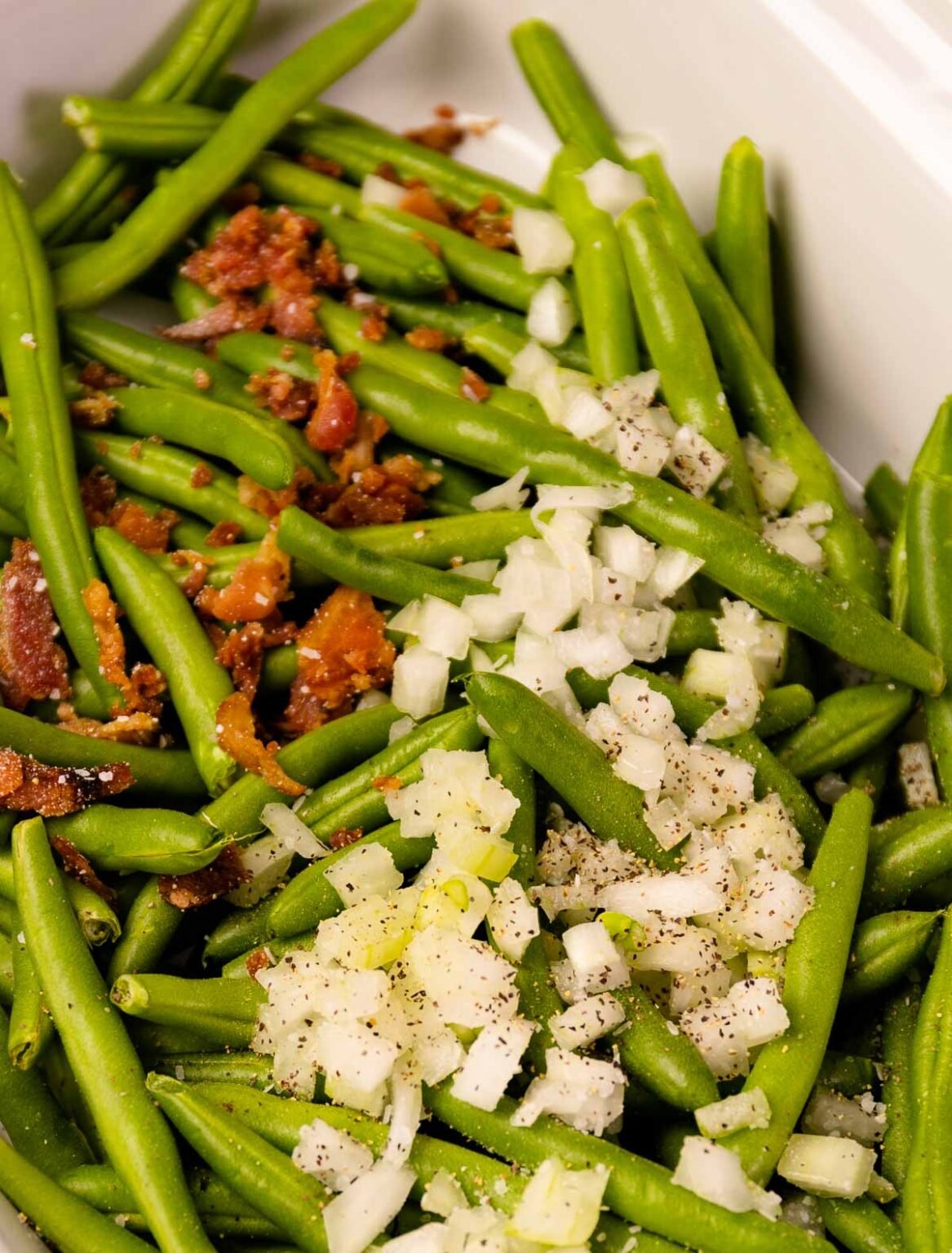 Crock Pot Maple Bacon Green Beans