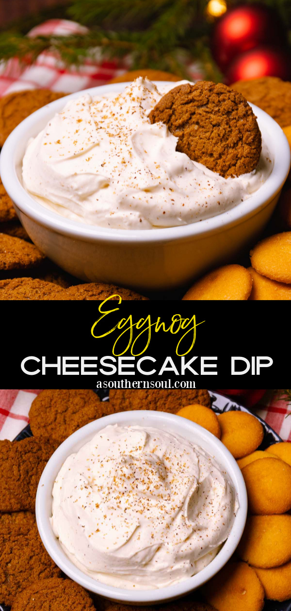 Eggnog Cheesecake Dip A Southern Soul
