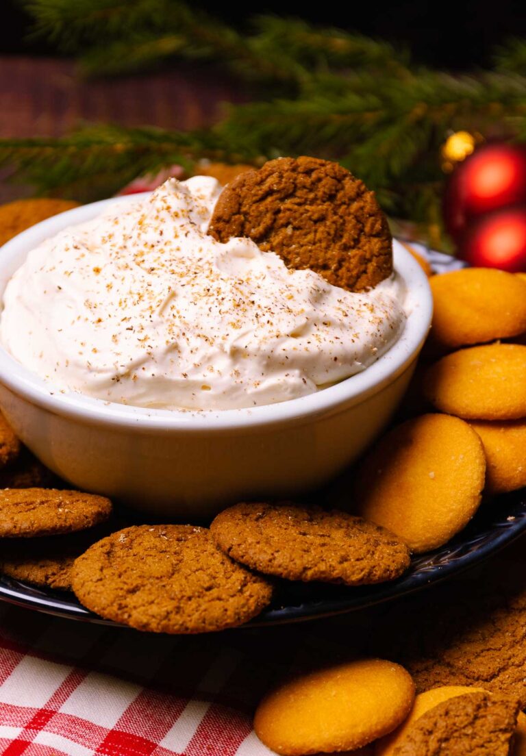 Eggnog Cheesecake Dip A Southern Soul