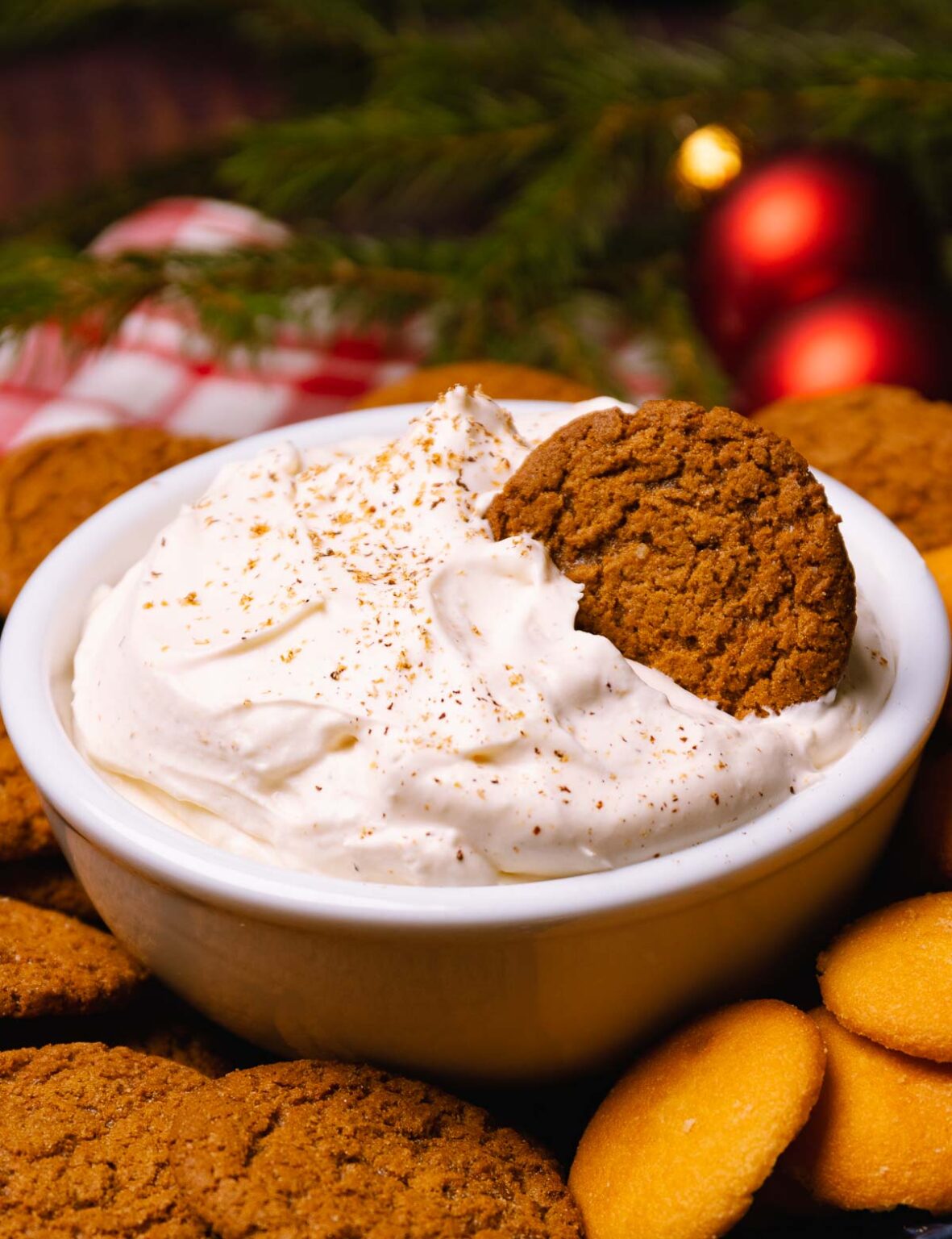 Eggnog Cheesecake Dip A Southern Soul
