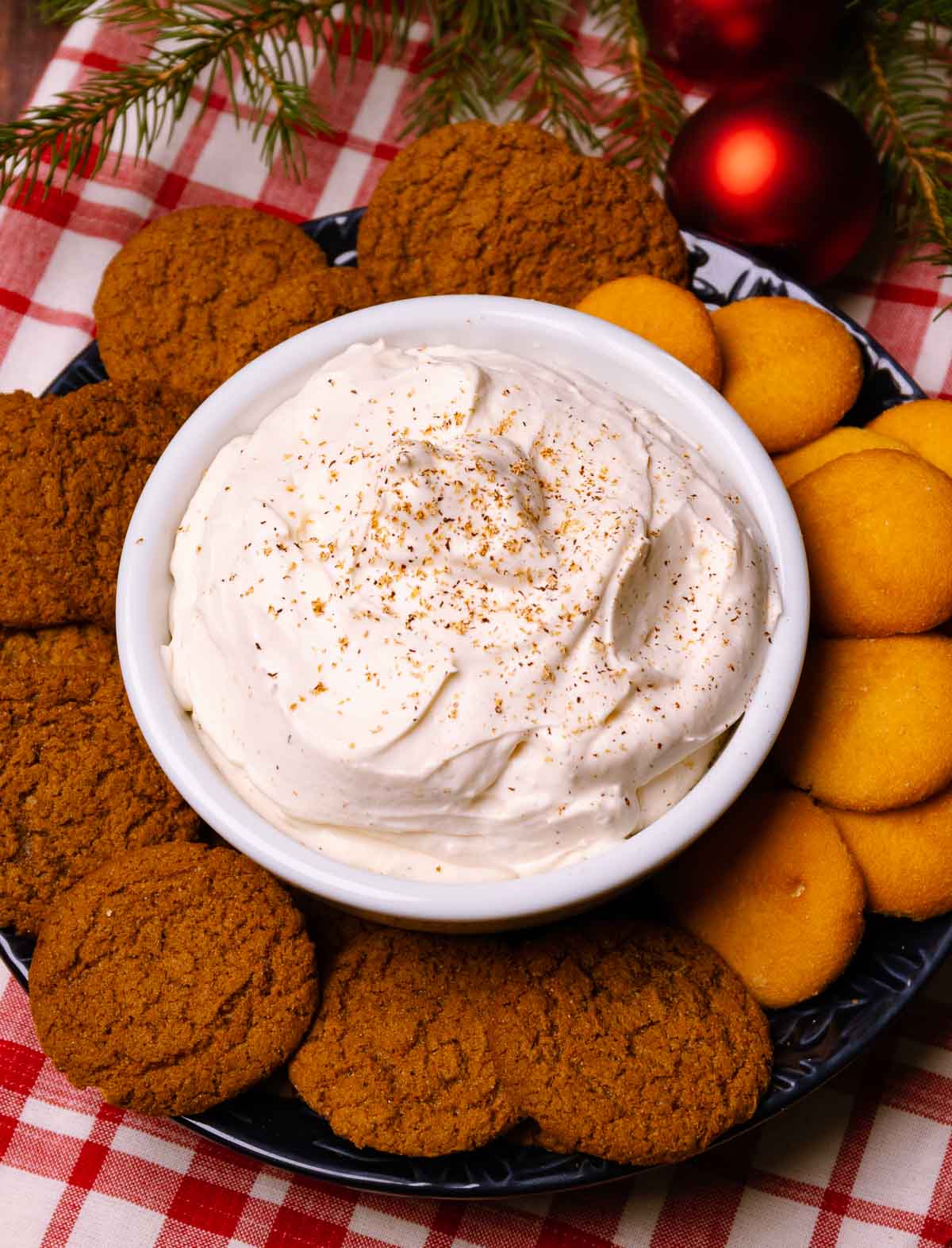 Eggnog Cheesecake Dip A Southern Soul