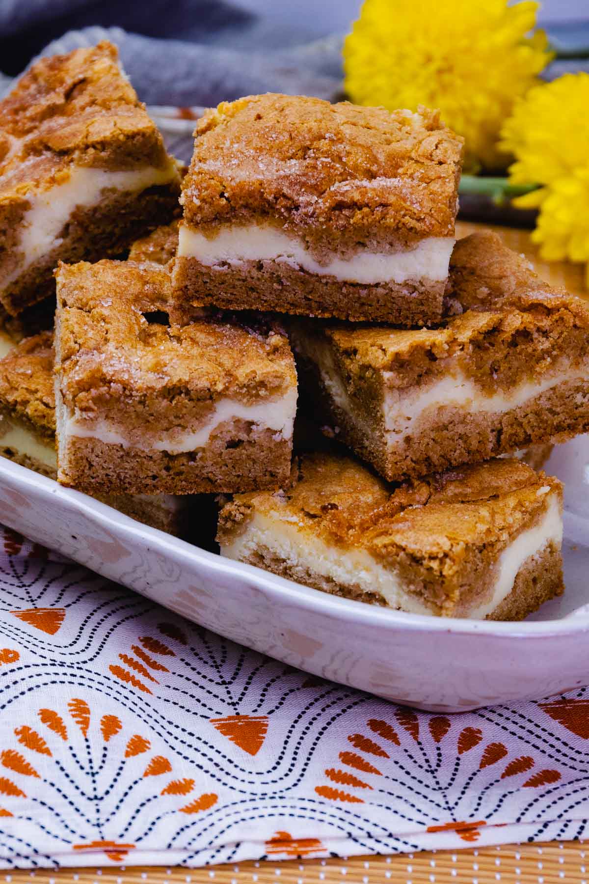 image of Snickerdoodle Cheesecake Bars recipe by A Southern Soul