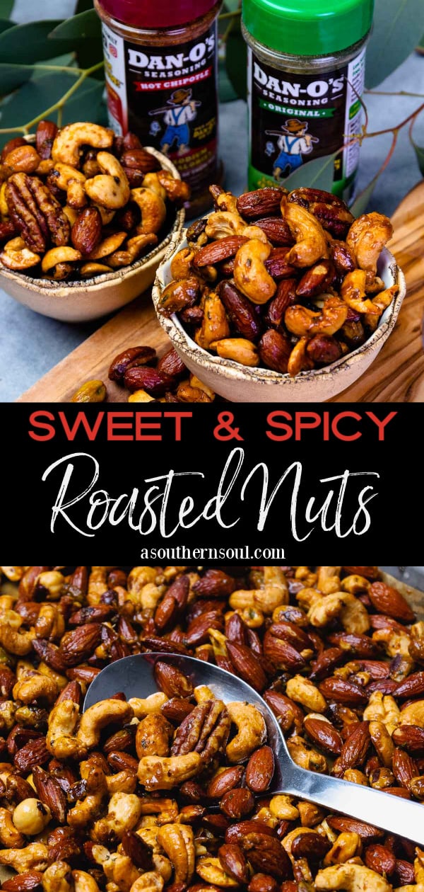 Sweet And Spicy Roasted Nuts Recipe