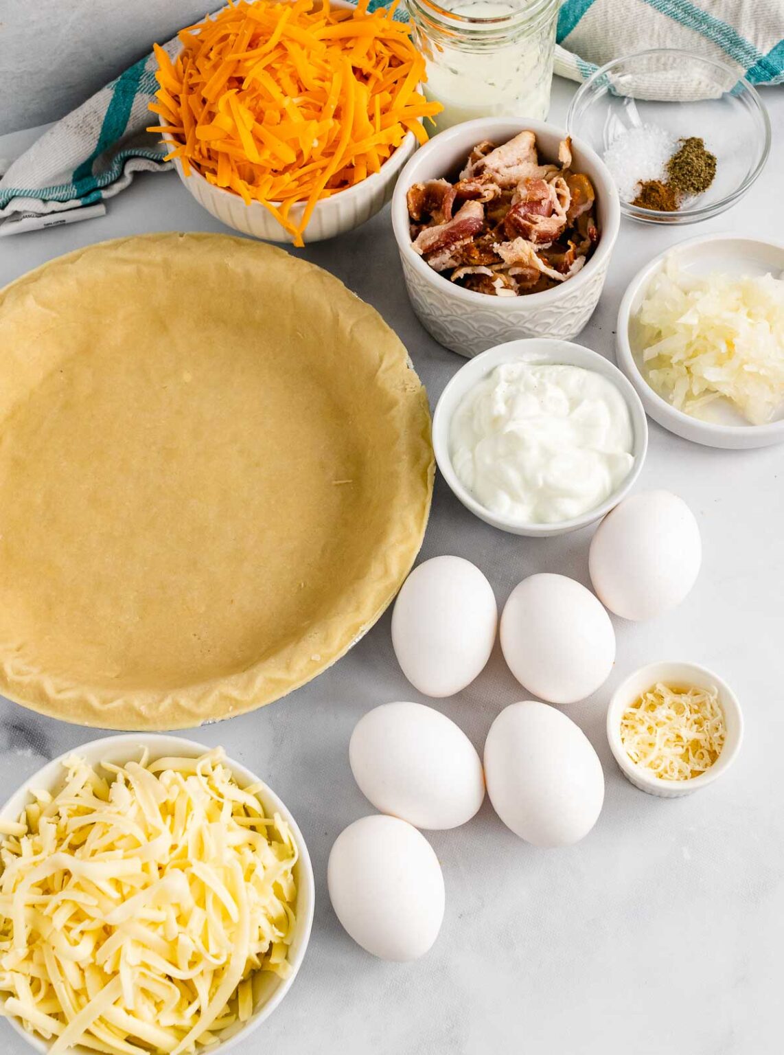 Bacon Cheddar Quiche Recipe A Southern Soul