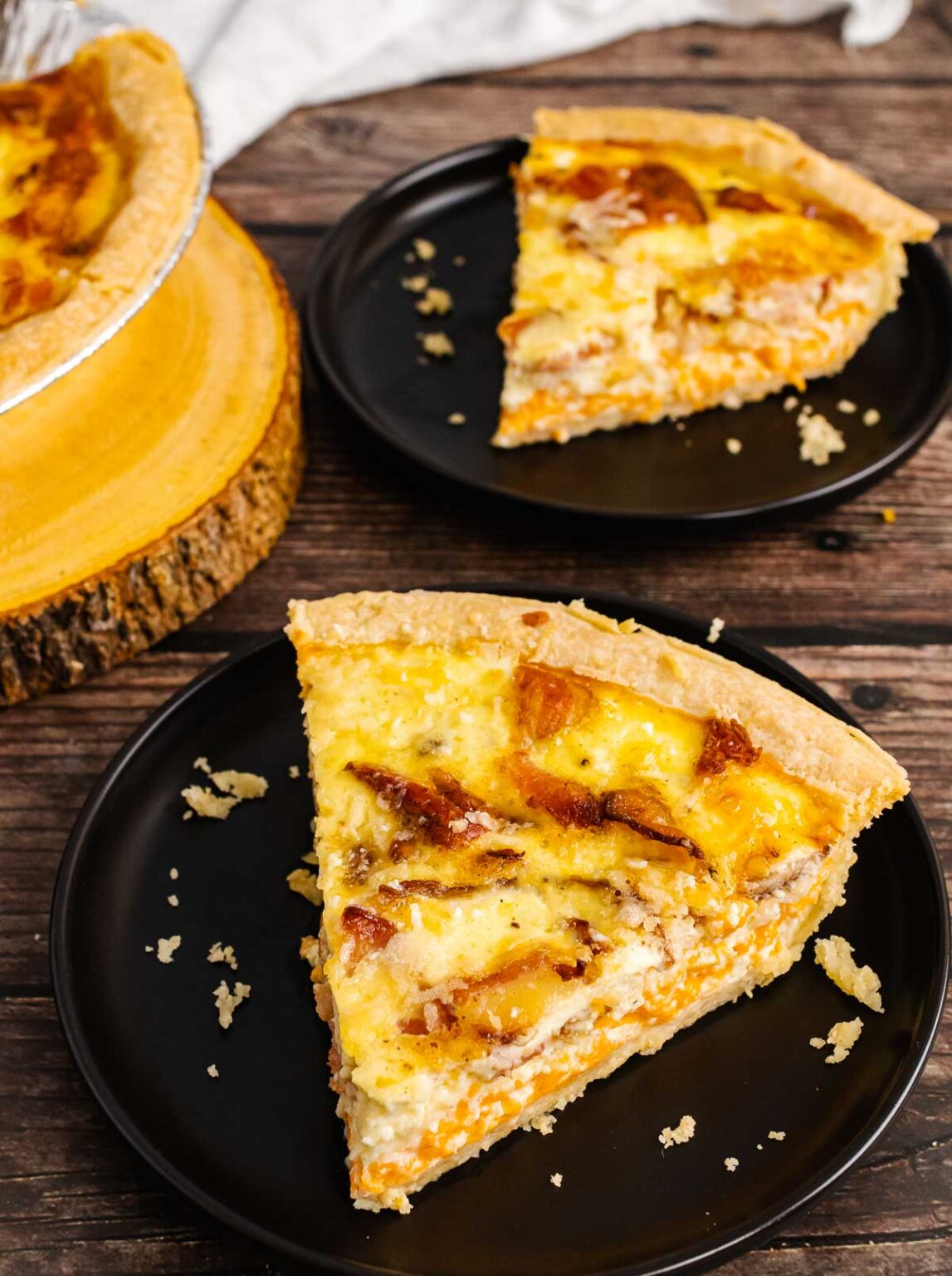 Bacon Cheddar Quiche Recipe A Southern Soul