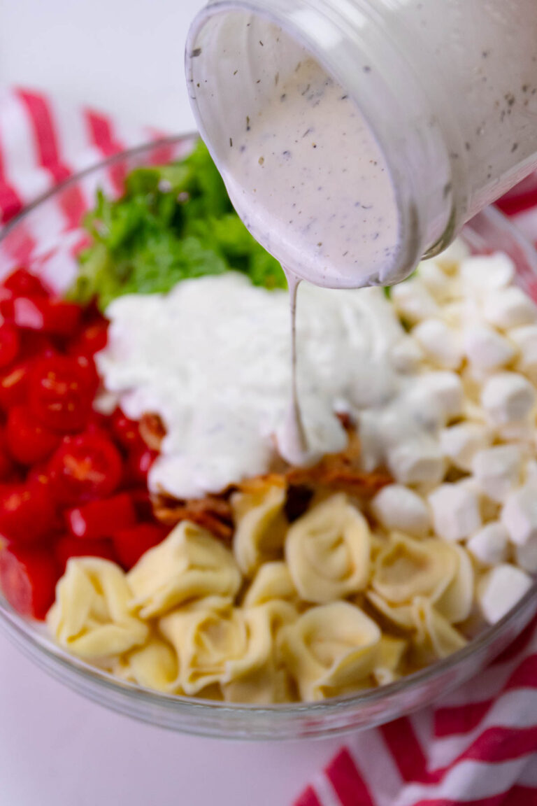 BLT Tortellini Pasta Salad A Southern Soul