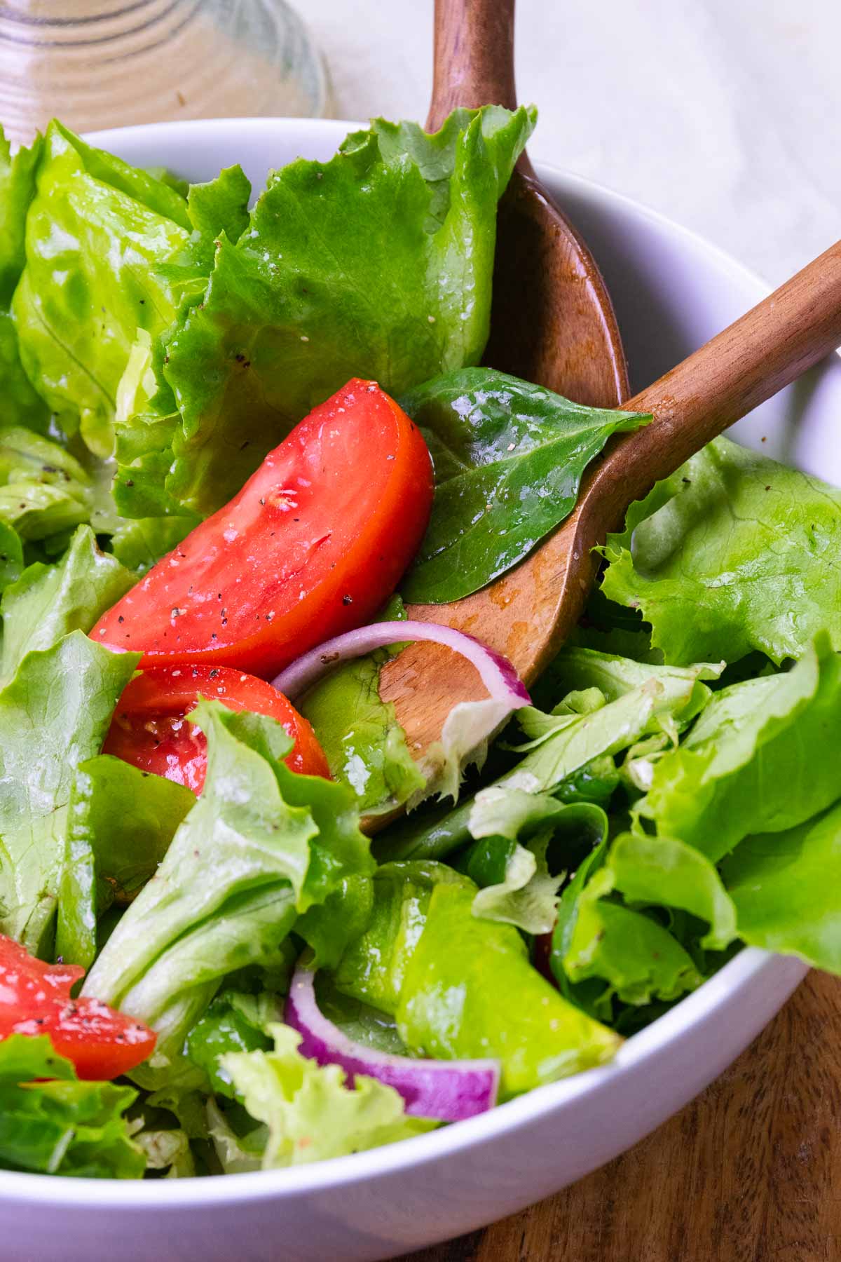 Greek Islands Style Mixed Greens Salad