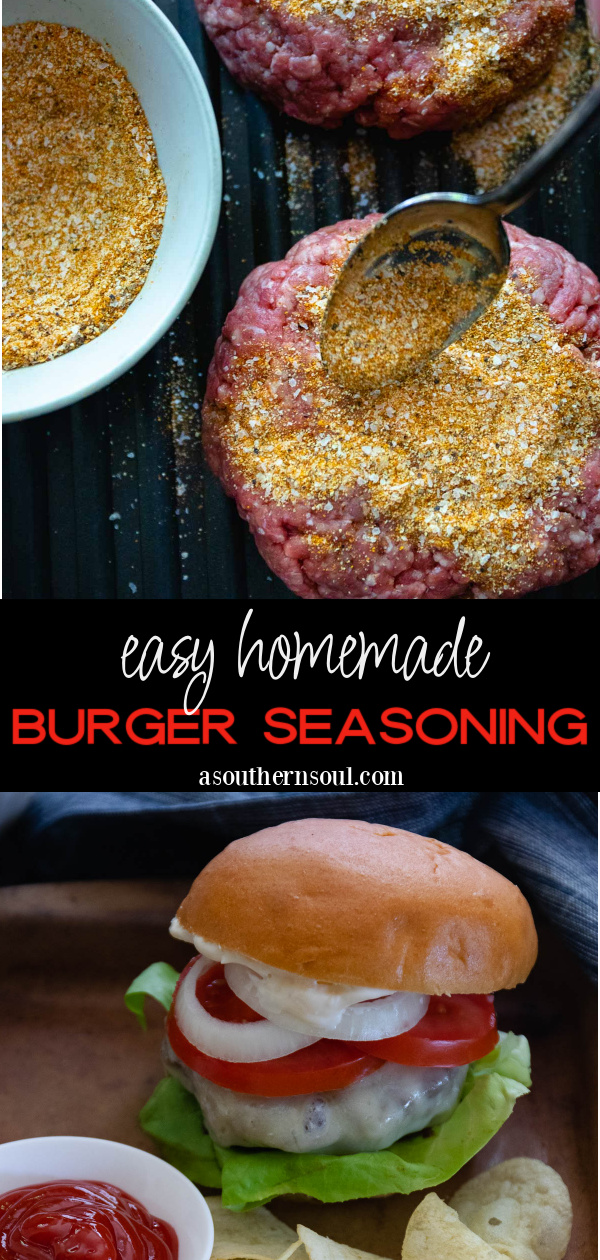 Easy Homemade Burger Seasoning Blend A Southern Soul