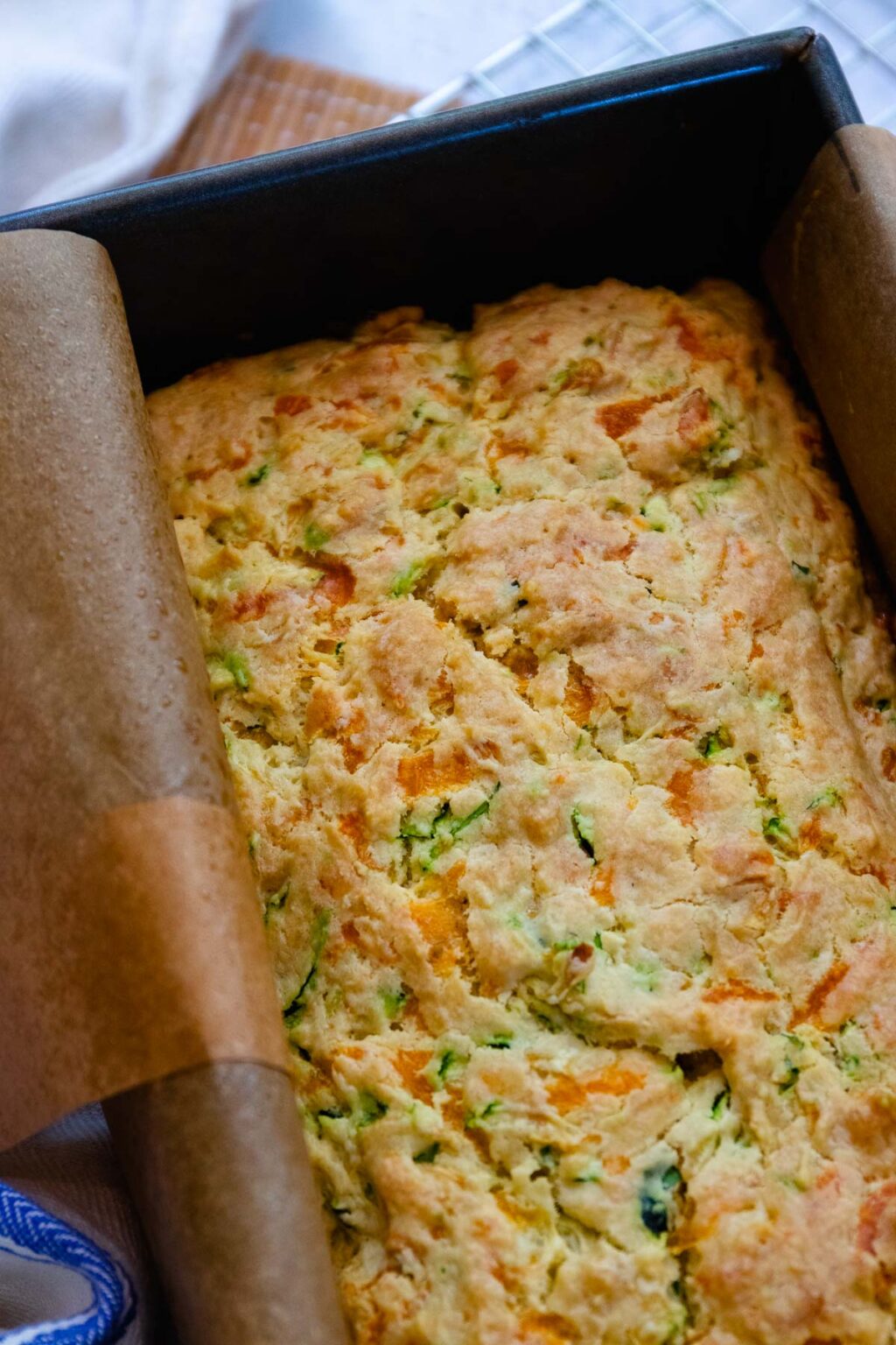 Zucchini Cheese Quick Bread
