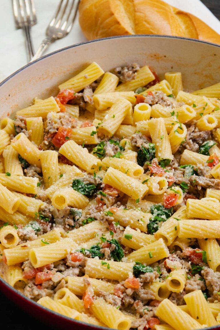 Simply and Easy Creamy Italian Sausage Pasta A Southern Soul