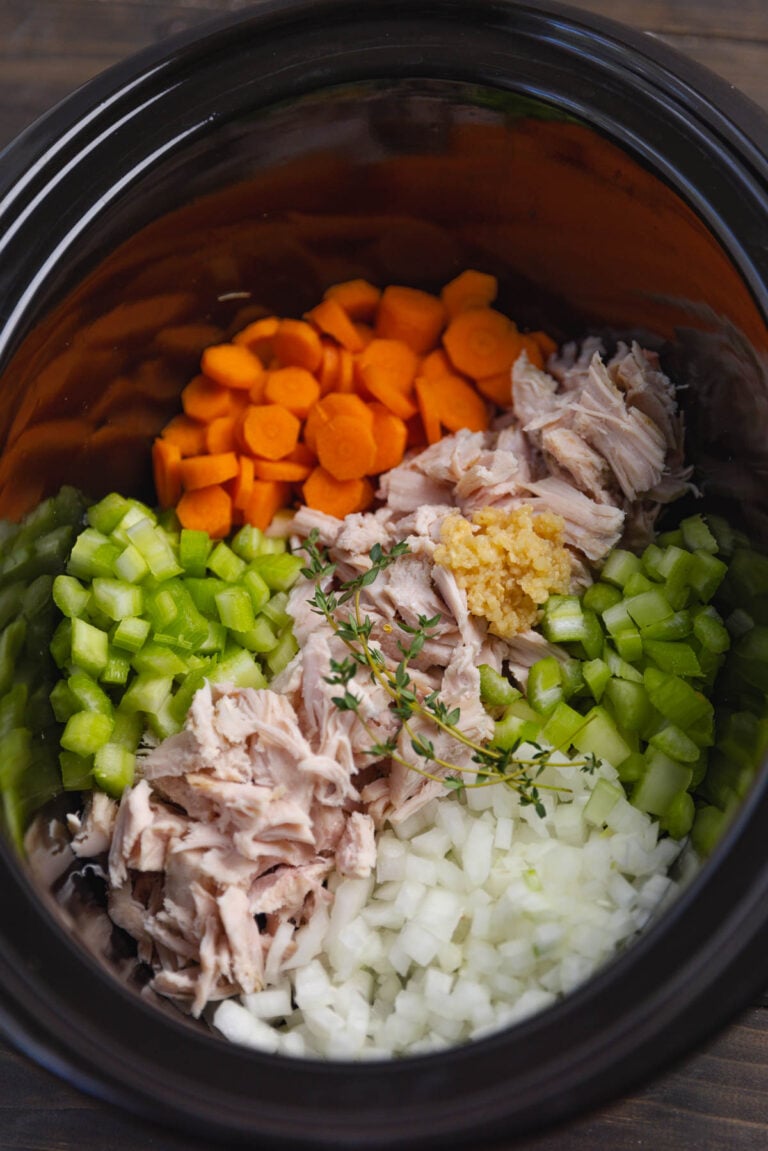 Crock Pot Turkey Noodle Soup
