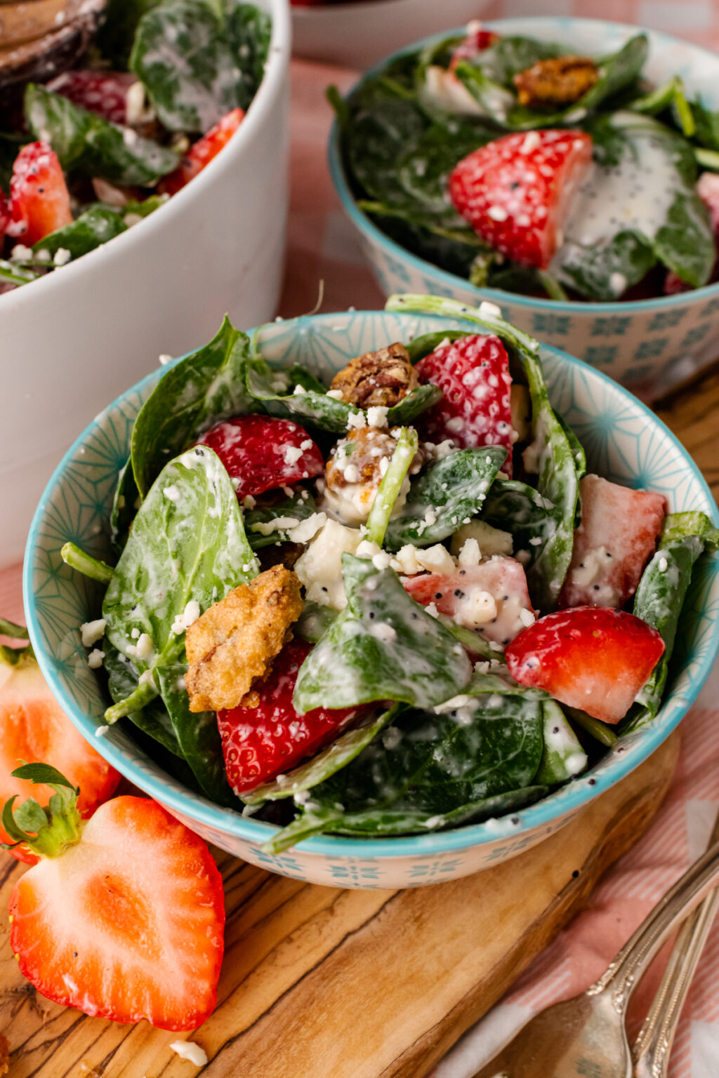 Spinach Strawberry Salad A Southern Soul