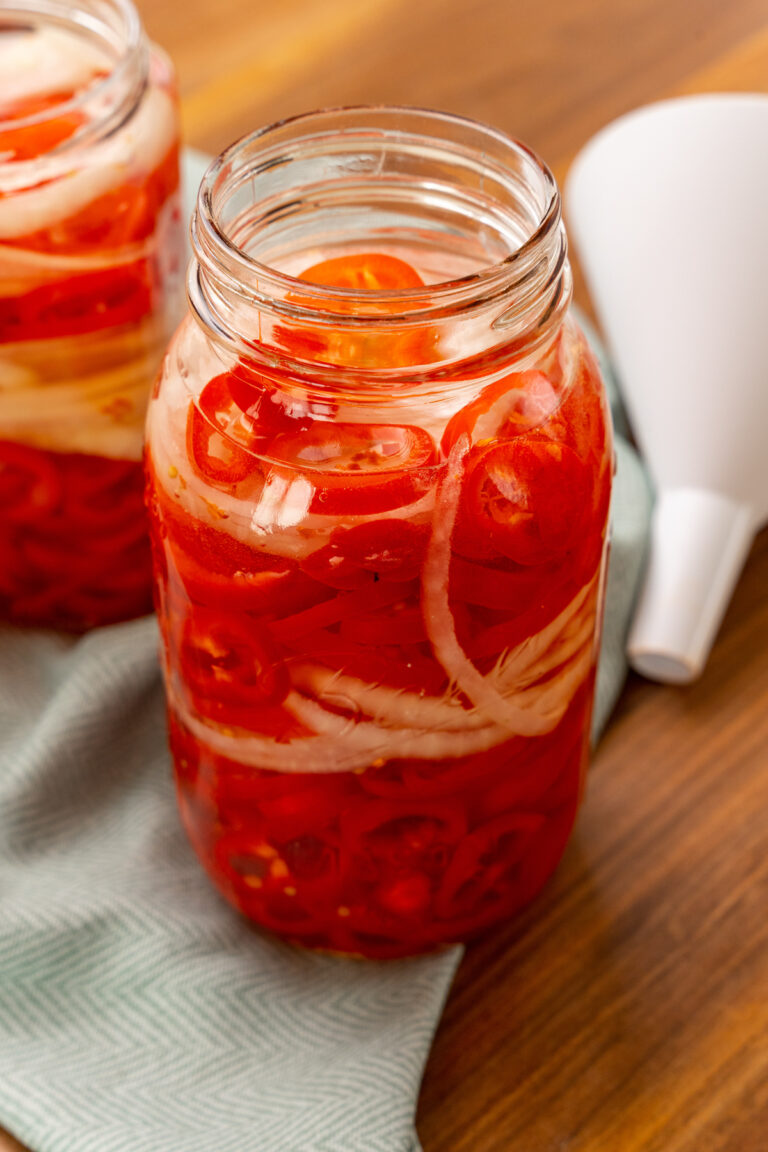 Quick Pickled Sweet Peppers And Onions A Southern Soul