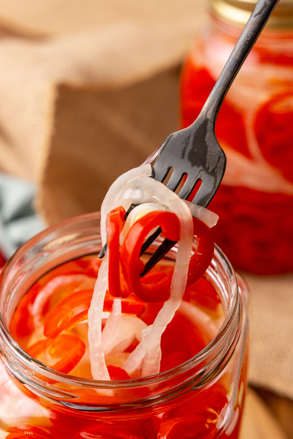 Quick Pickled Sweet Peppers And Onions A Southern Soul
