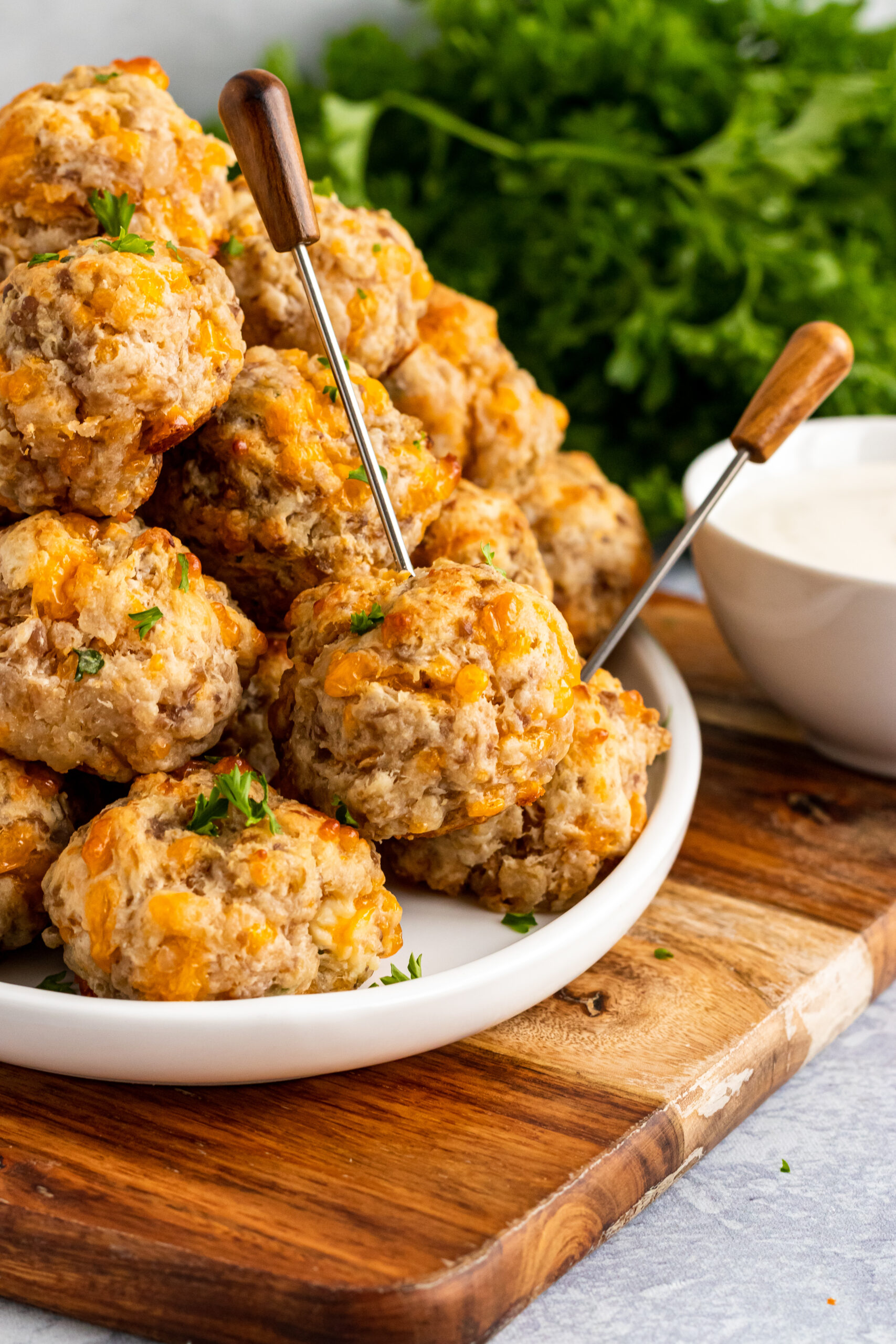 Cheesy Cream Cheese Sausage Balls Recipe