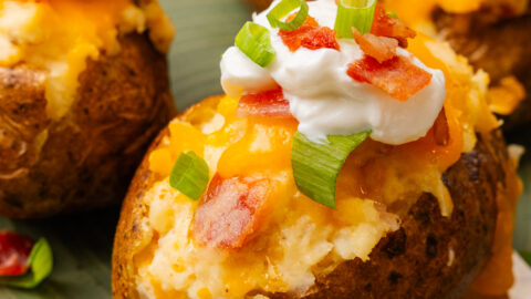 Patate Ripiene al Forno (Stuffed Baked Potatoes)
