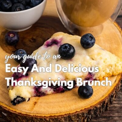 Brunch recipes that can be made ahead of time for breakfast and brunch at Thanksgiving.