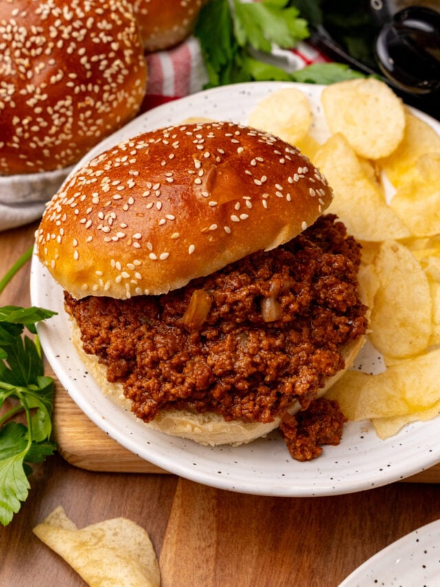 These meaty Crock Pot Sloppy Joes are simple to make in the slow cooker and loaded with rich flavors. Cooked slowly with brown sugar, tomato sauce, and spices, this homemade recipe is a meat lover's dream. It's a great, budget-friendly dish that’s ideal for a weeknight meal, parties, or when you’re feeding a crowd!