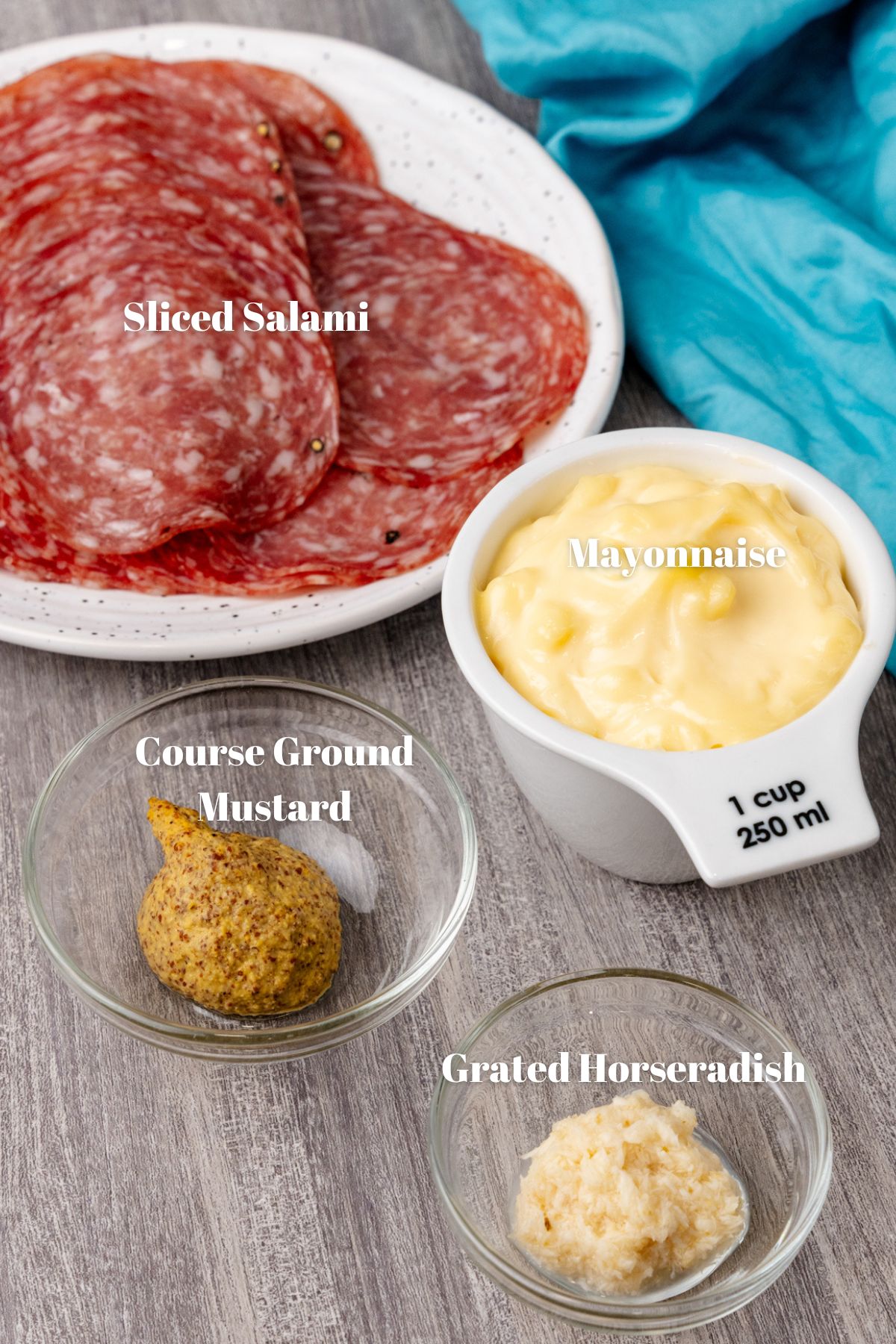 Salami Chips With Dip