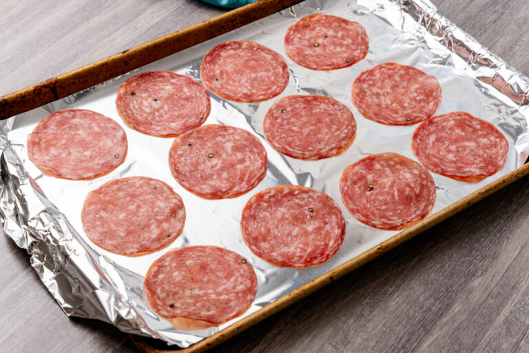 Salami Chips With Dip