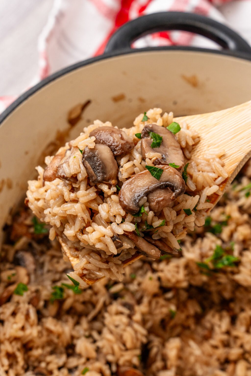 One Pot Mushroom Rice