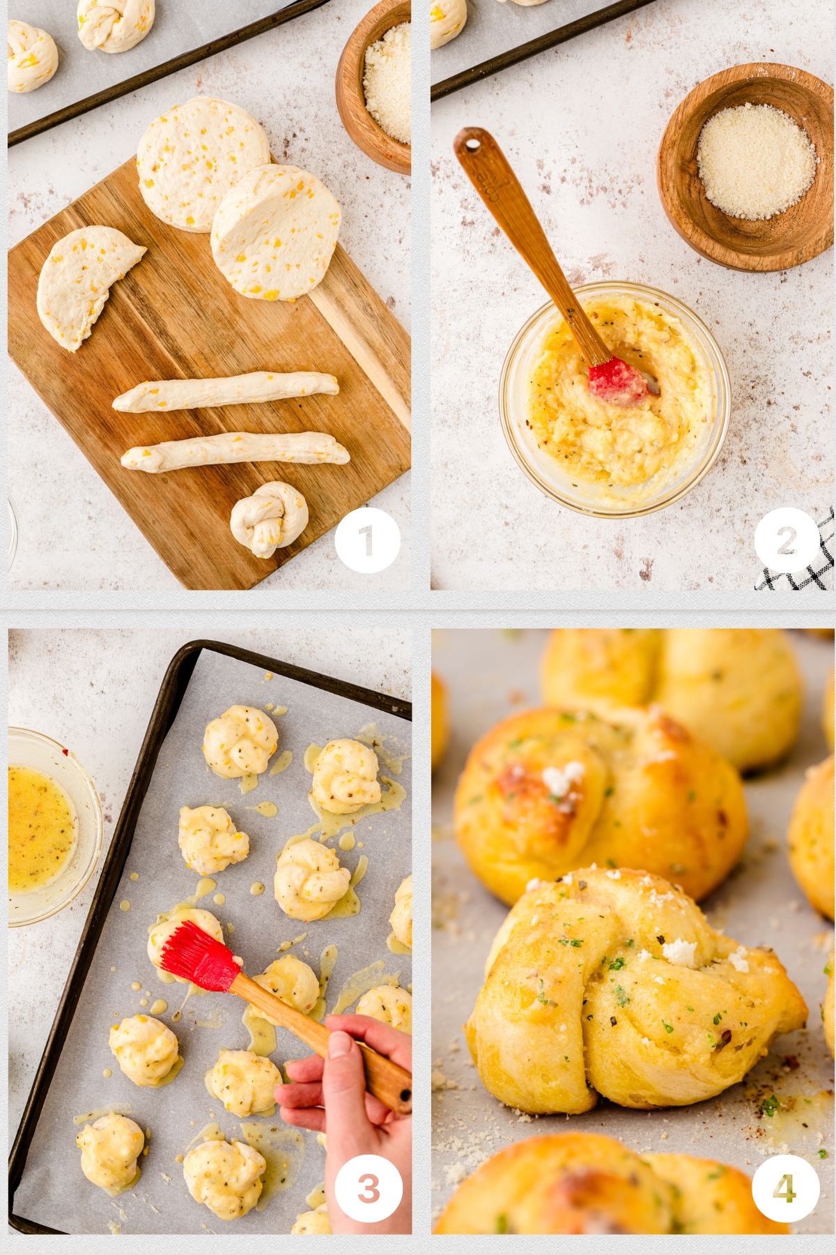 Biscuit Dough Garlic Knots A Southern Soul