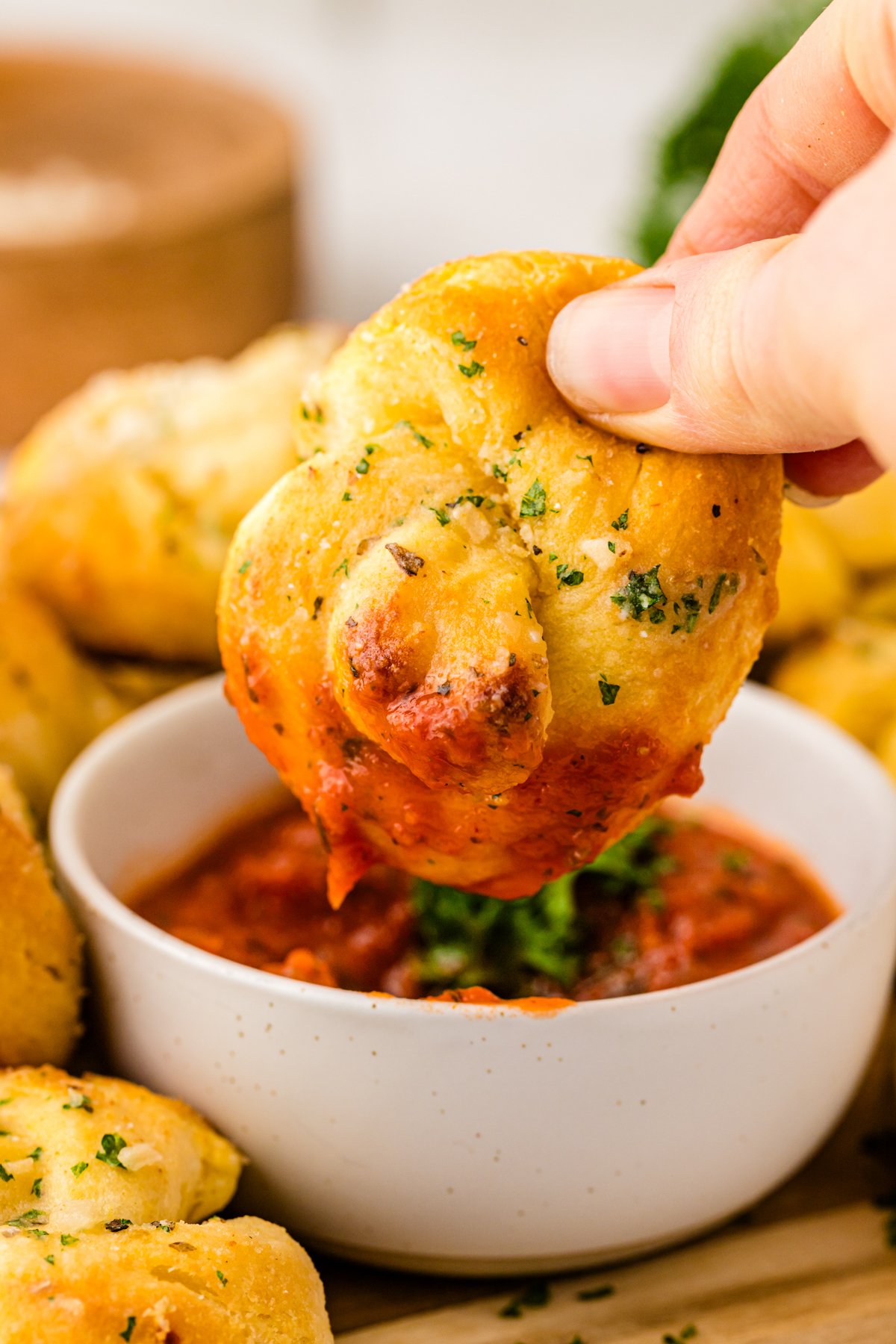 Biscuit Dough Garlic Knots A Southern Soul