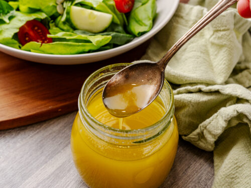 how to cut vinegar taste in salad dressing Easy Vinaigrette Recipe