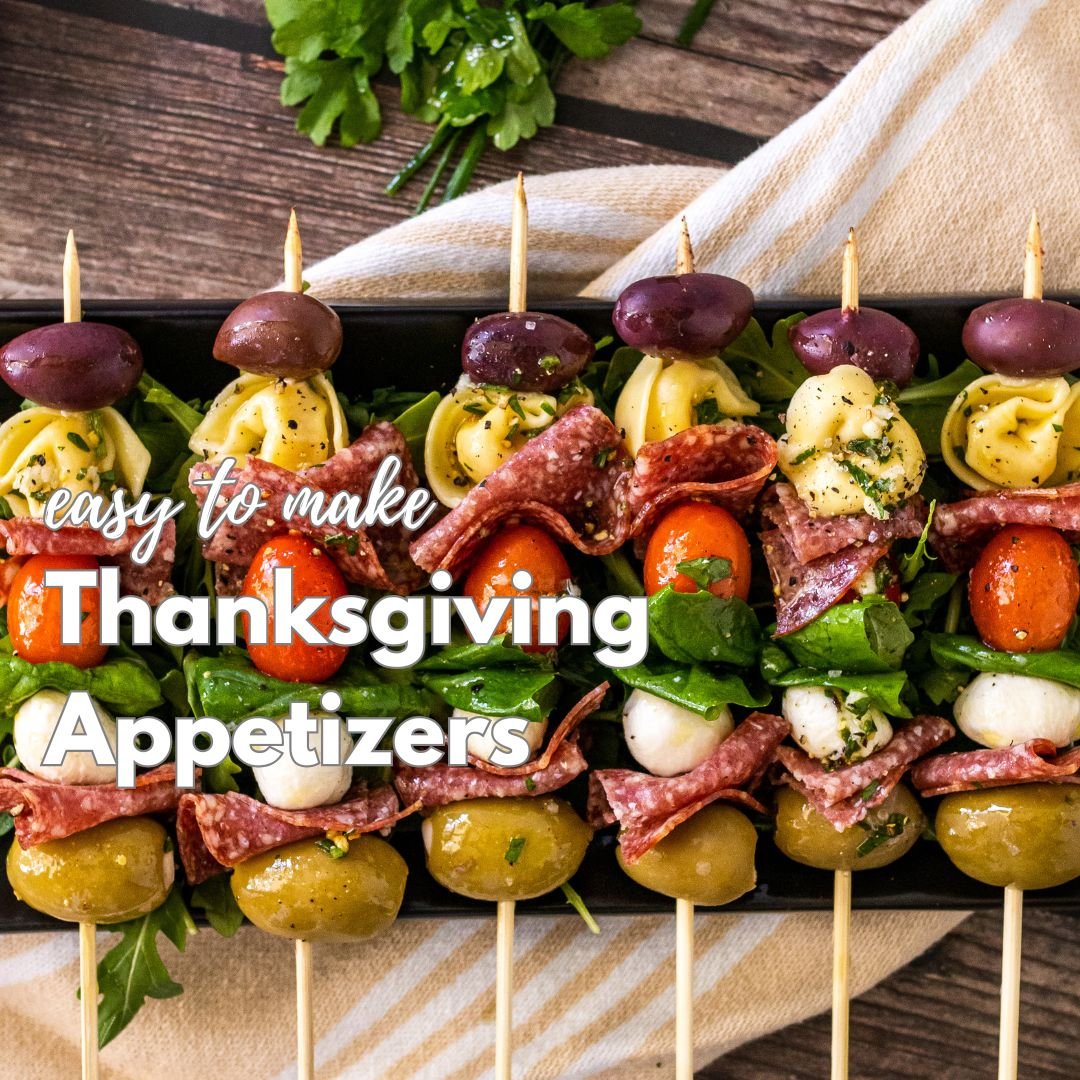 Appetizers, dips and small bites recipe round up for Thanksgiving.