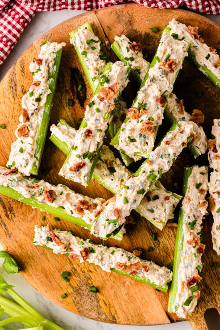 Outrageously Good Stuffed Celery