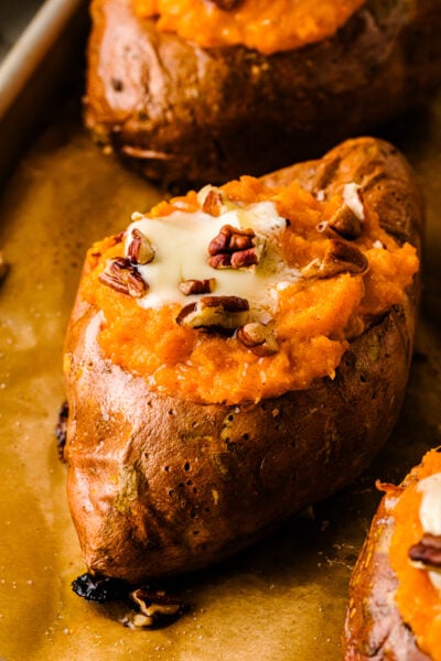 Twice Baked Sweet Potatoes