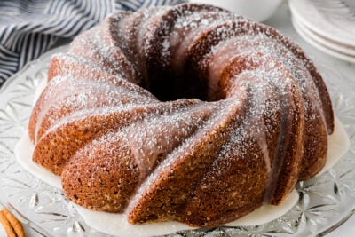 Easy Spice Bundt Cake with Vanilla Glaze