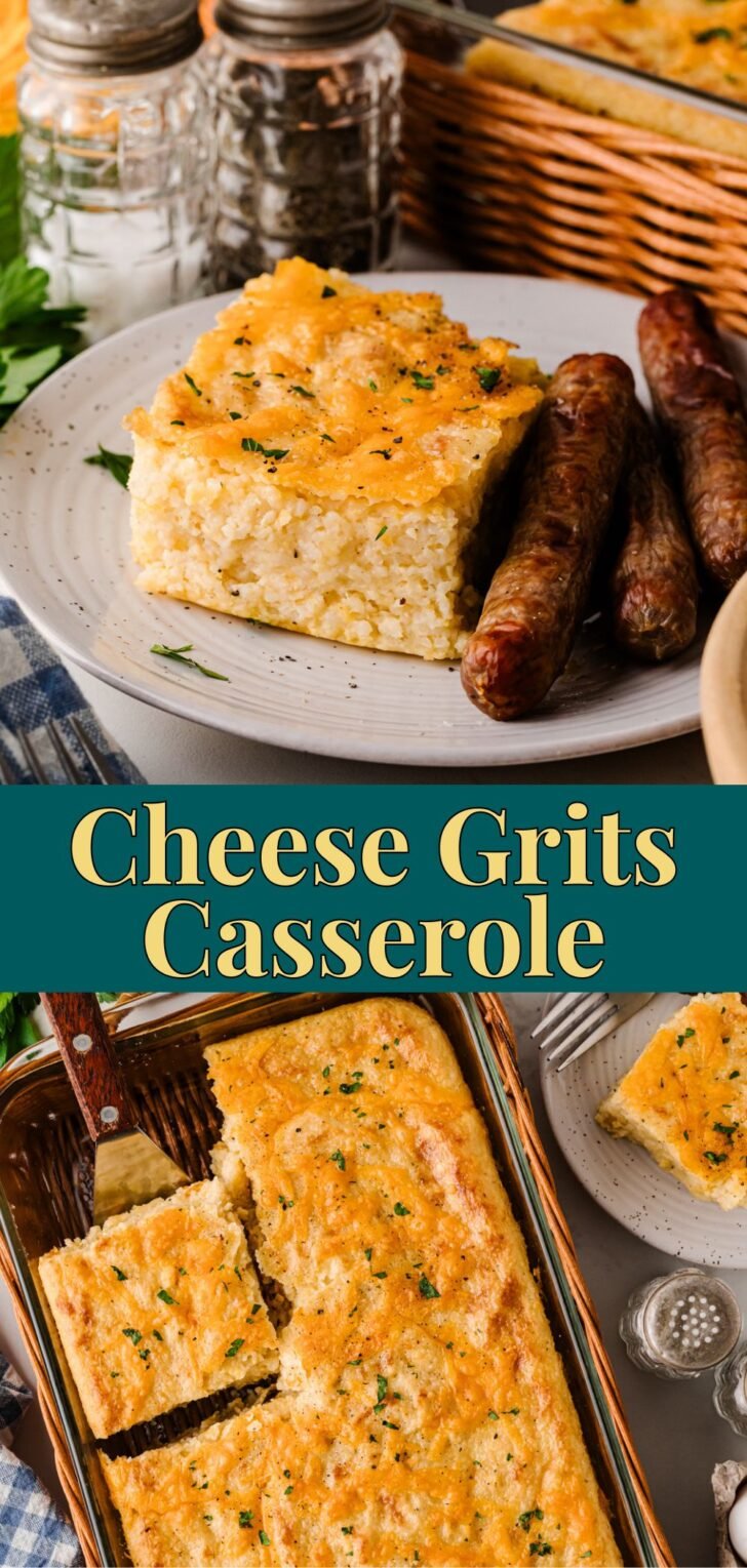 इस मेक-फॉरवर्ड बेक्ड चीज़ ग्रिट्स कैसरोल के साथ आराम करें जो मलाईदार, पनीरयुक्त है, और छुट्टियों के नाश्ते, रविवार के ब्रंच या भूखे लोगों को खिलाने के लिए बिल्कुल सही है। 