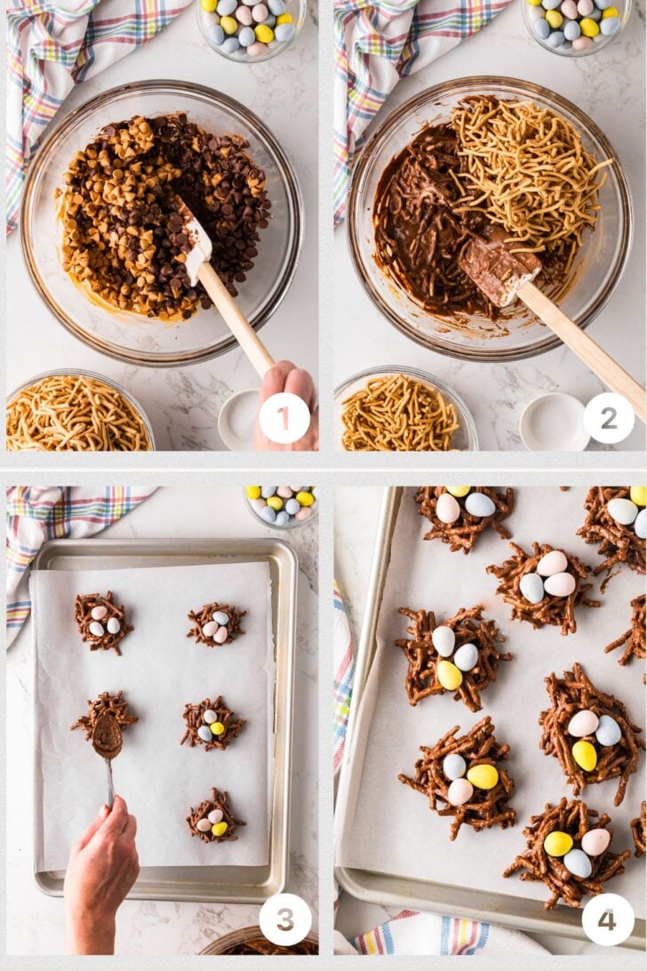 Birds Nest Cookies X Px from Easy No-Bake Bird's Nest Cookies recipe