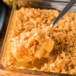 Pinterest pin for easy Southern pineapple casserole recipe
